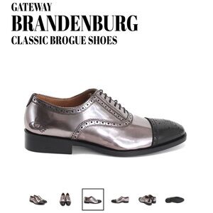 John Fluevog Gateway Brandenburg Class Brogue Dress Shoes Size 9